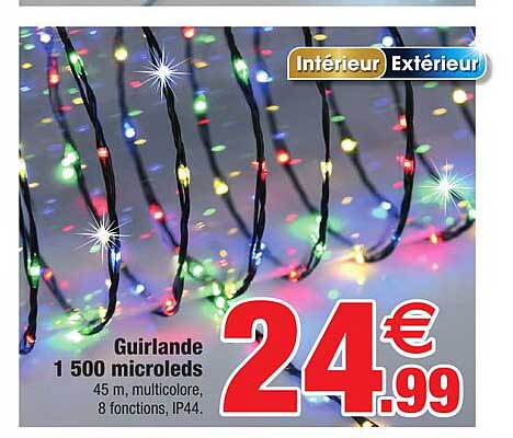 guirlande 1500 microleds