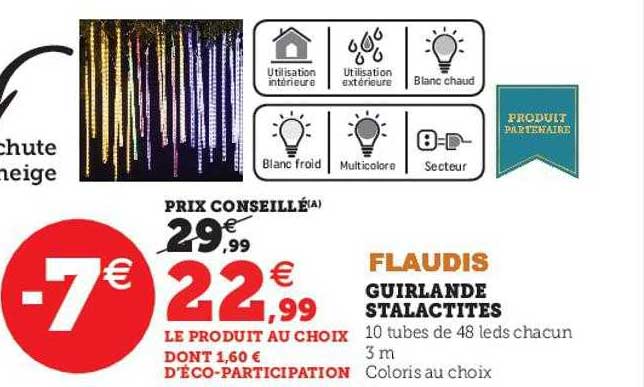 guirlande stalactites flaudis