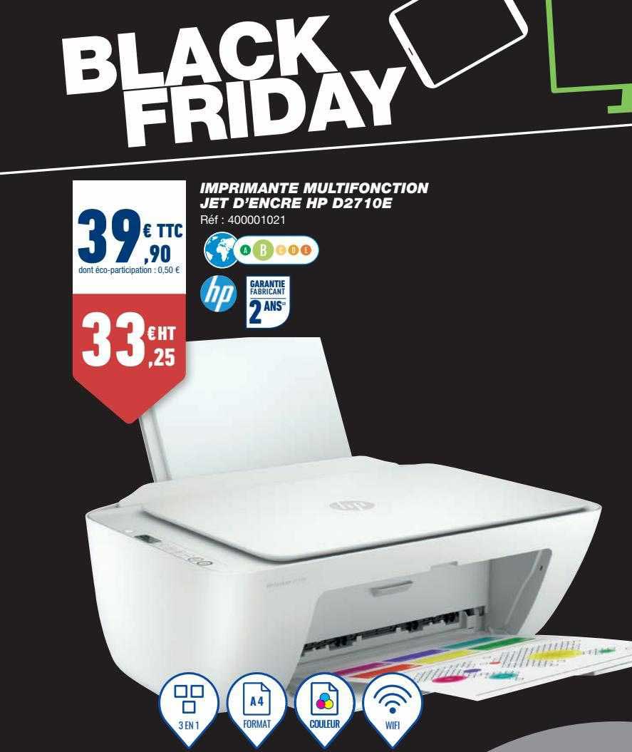 imprimante multifonction jet d'encre hp d27 10e