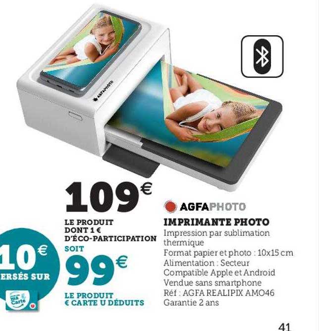imprimante photo agfaphoto