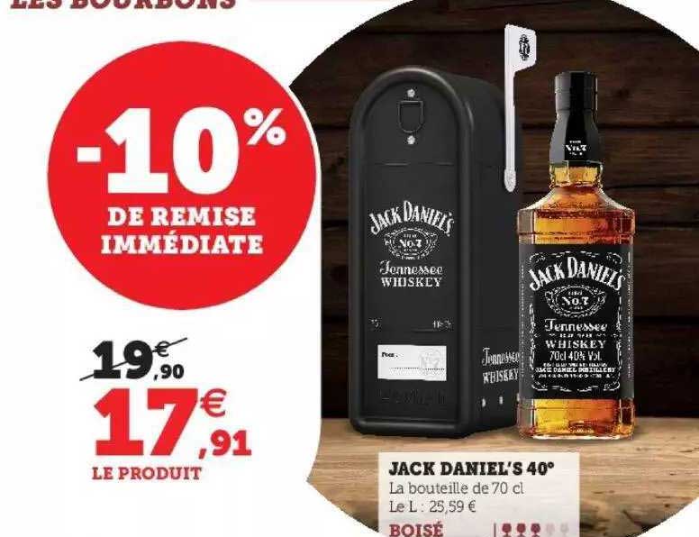 jack daniel's 40°