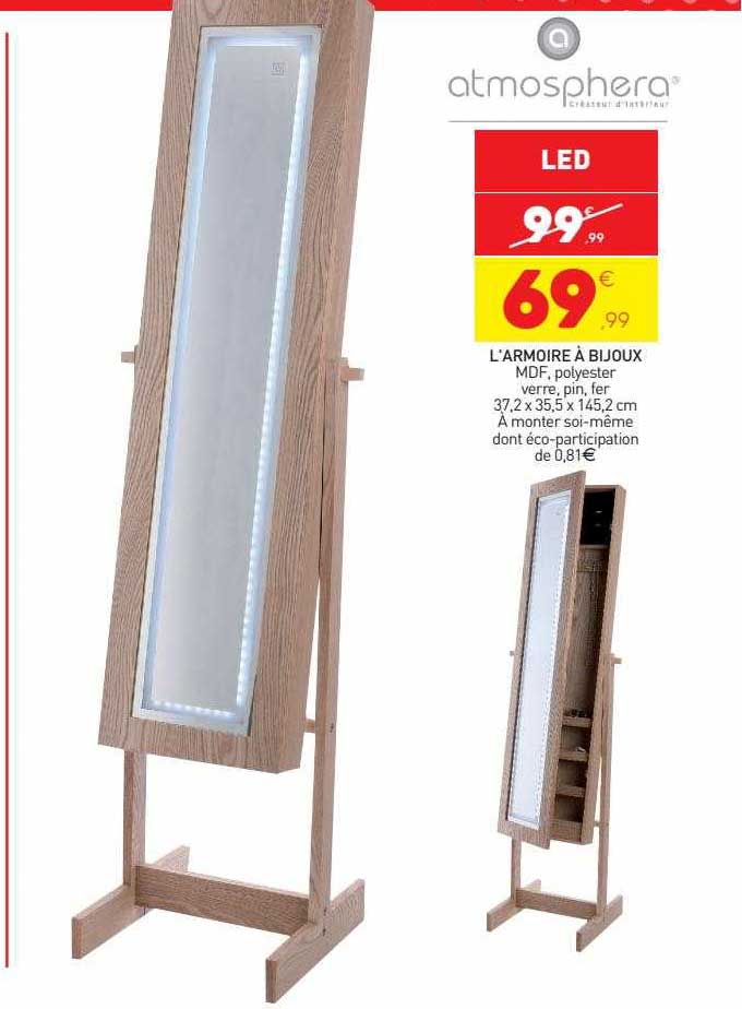 l'armoire à bijoux mdf