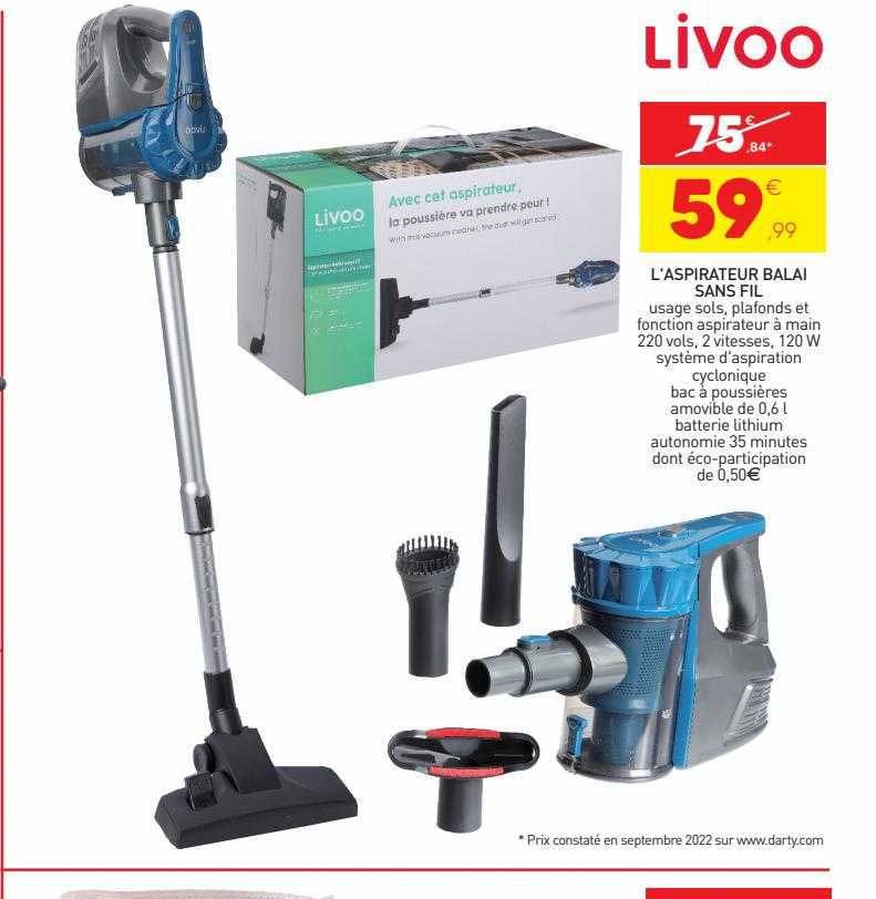 l'aspirateur balai sans fil