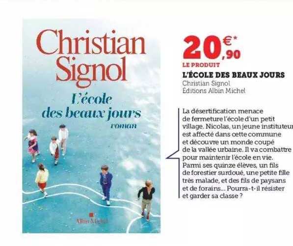 l'école des beaux jours - christian signol