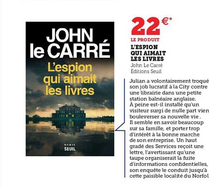 l'espion qui aimait les livres - john le carré