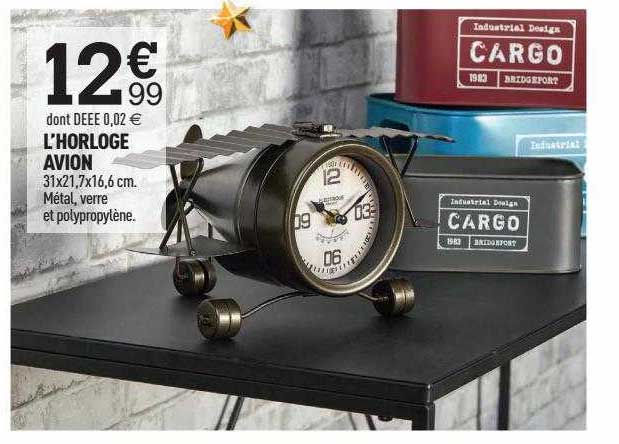 l'horloge avion