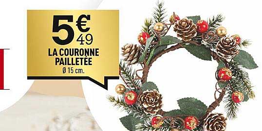 la couronne pailletée