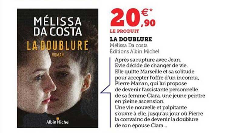 la doublure - mélissa da costa