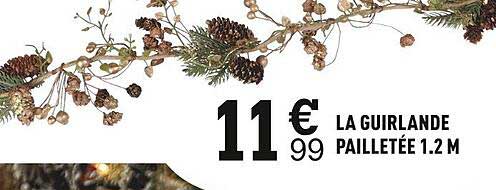 la guirlande pailletée 1.2 m