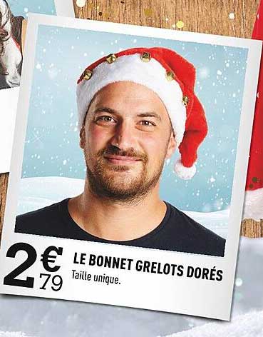 le bonnet grelots dorés