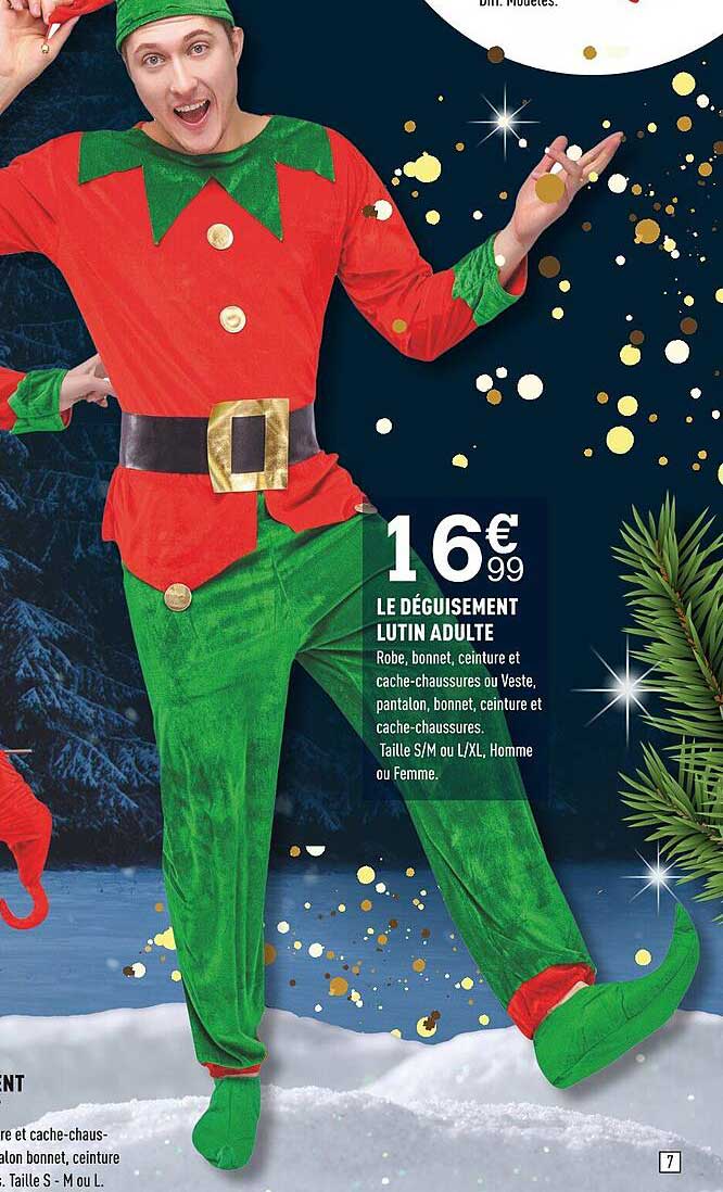 Le Déguisement Lutin Adulte