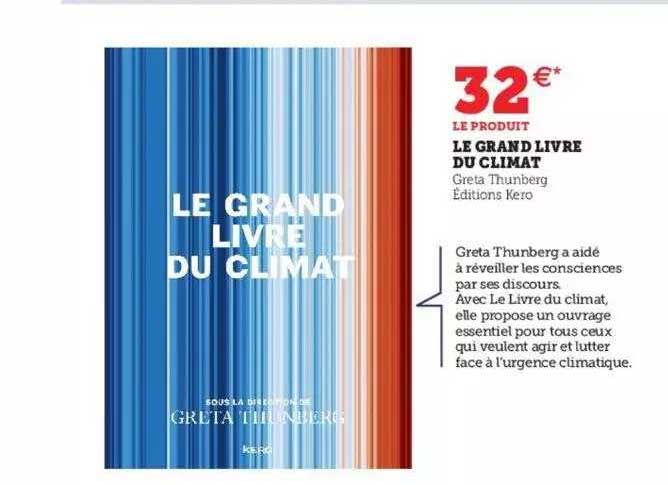 le grand livre du climat - greta thunberg