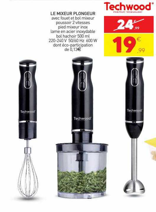 Le Mixeur Plongeur Techwood