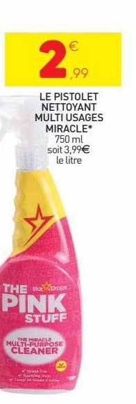 Le Pistolet Nettoyant Multi Usages Miracle The Pink Stuff