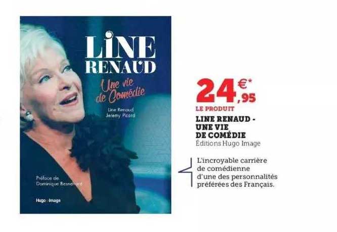 line renaud - une vie de comédie - édition hugo image