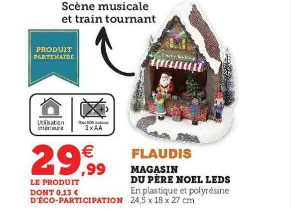 magasin du père noël leds flaudis
