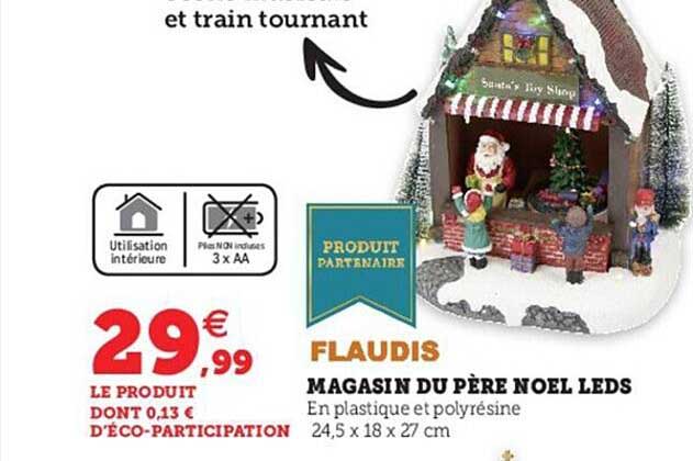 magasin du père noël leds flaudis