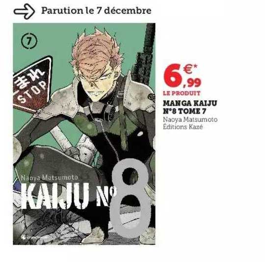 manga kaiju n°8 tome 7
