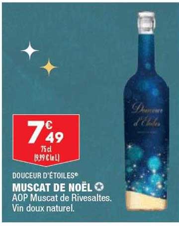 muscat de noël douceur d'étoiles