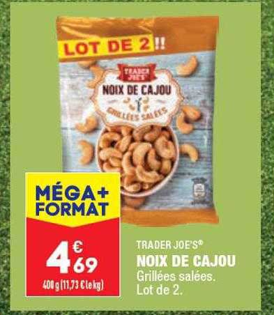 noix de cajou trader joe's