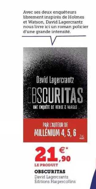 Obscuritas - David Lagercrantz