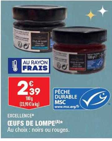 œufs de lompe excellence