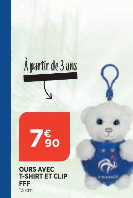 ours avec t-shirt et clip fff