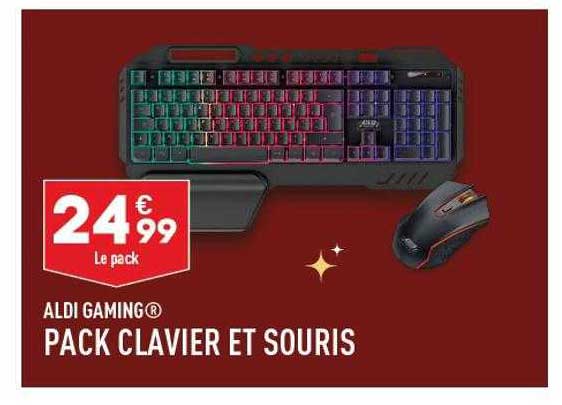 Pack Clavier Et Souris Aldi Gaming