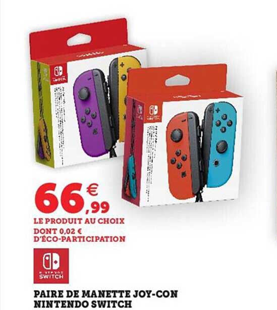 Paire De Manette Joy-con Nintendo Switch