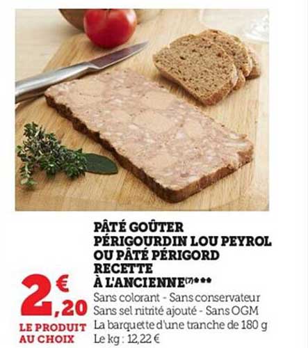 pâté goûter périgourdin loup peyrol ou pâté périgord recette à l'ancienne