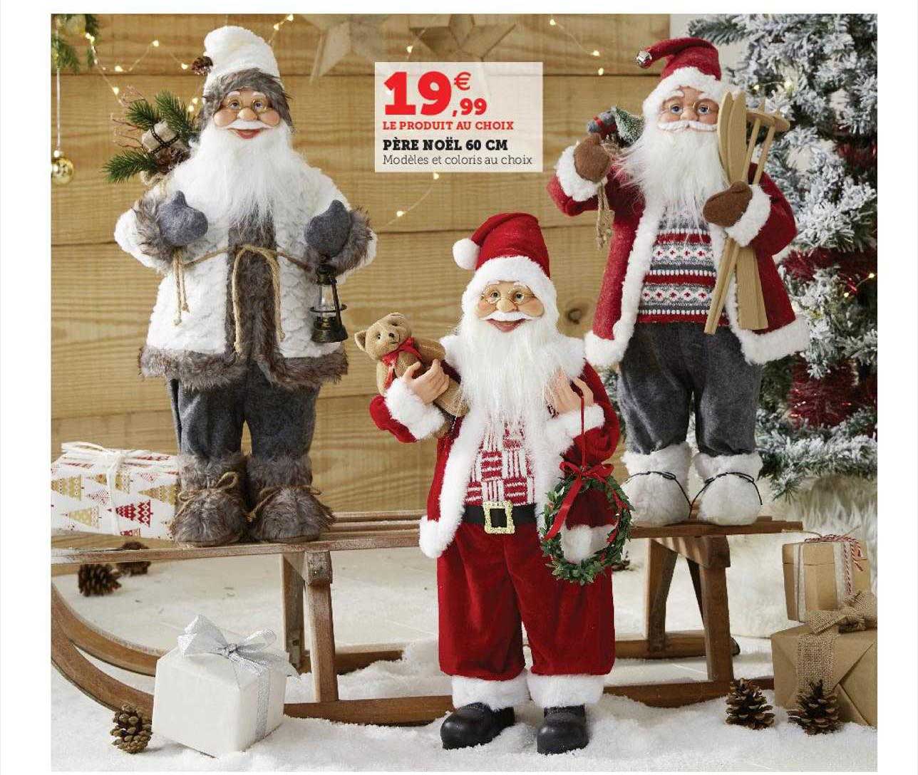 père noël 60 cm