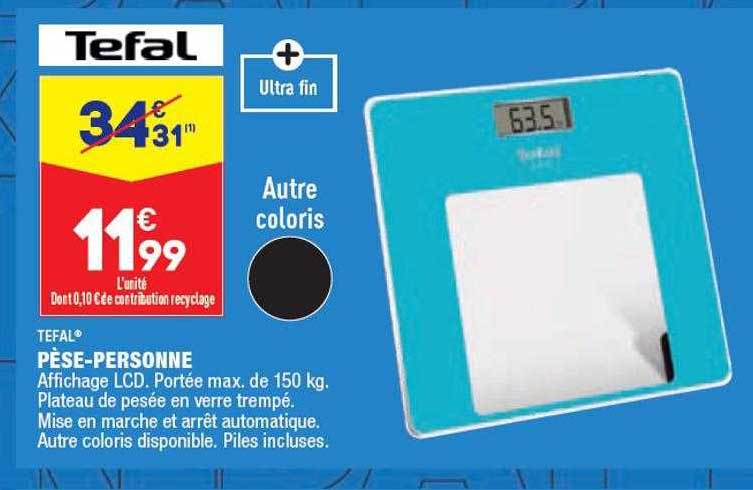 pèse-personne tefal