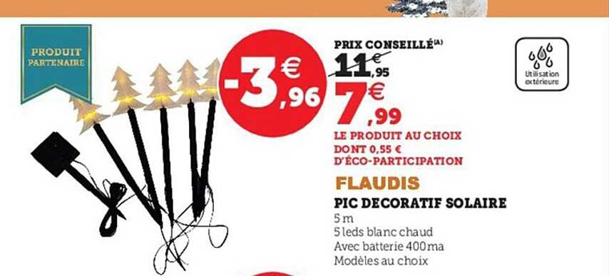 pic décoratif solaire flaudis