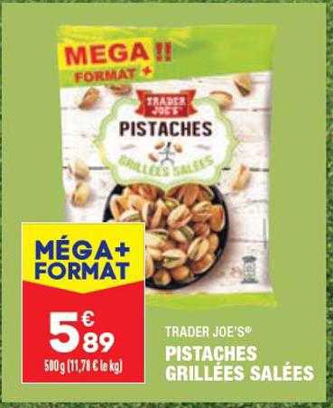 pistaches grillées salées trader joe's