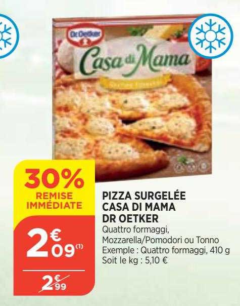 Pizza Surgelée Casa Di Mama Dr Oetker
