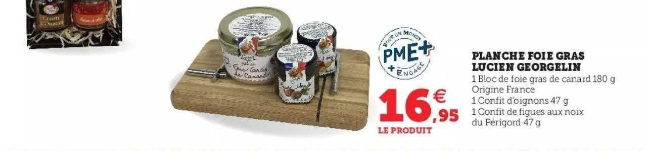 planche foie gras lucien georgelin