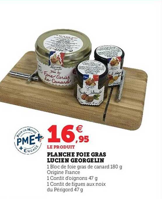 planche foie gras lucien georgelin