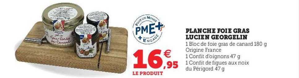 planche foie gras lucien georgelin