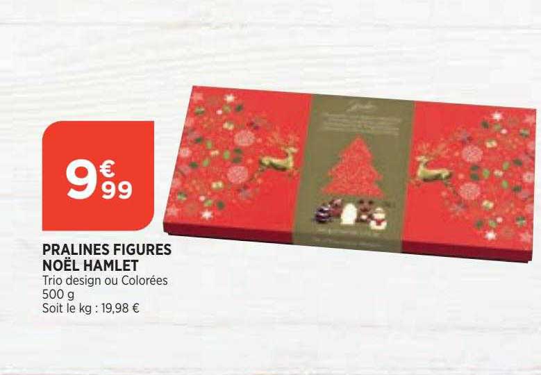 pralines figures noël hamlet