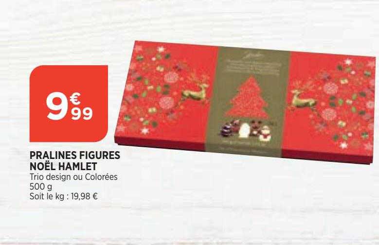 pralines figures noël hamlet