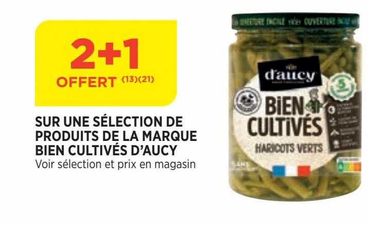 produits de la marque bien cultivés d'aucy