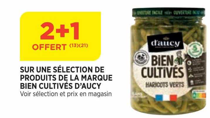 produits de la marque bien cultivés d'aucy