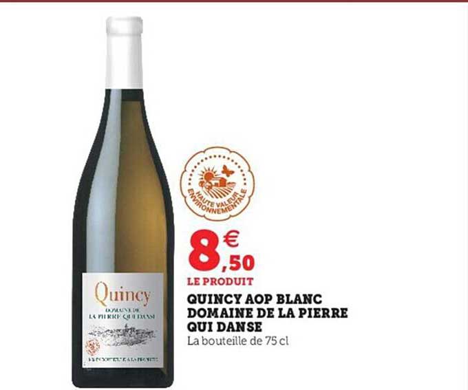 quincy aop blanc domaine de la pierre qui danse