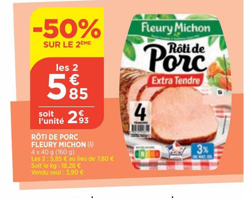 rôti de porc  fleury michon