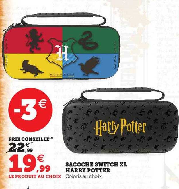 sacoche switch xl harry potter