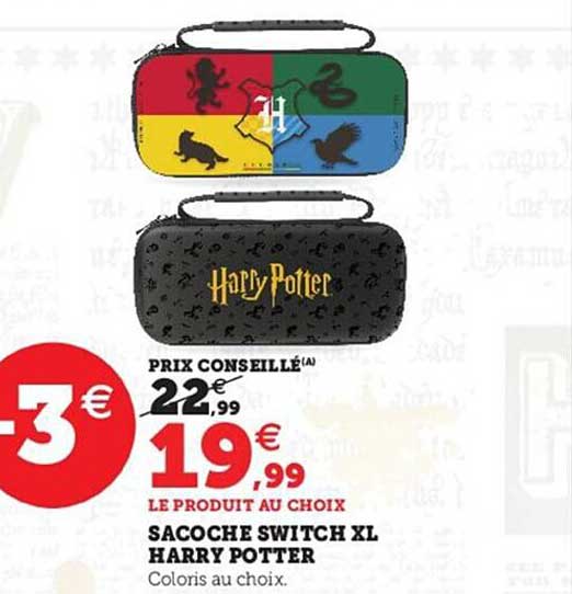 Sacoche Switch Xl Harry Potter