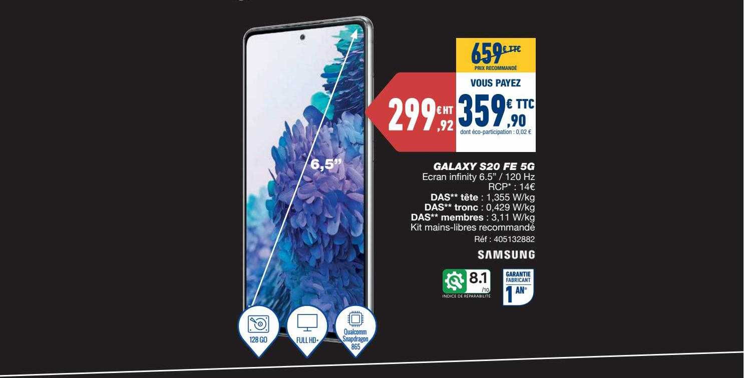 samsung galaxy s20 fe 5g 6,5"