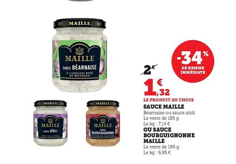 sauce maille ou sauce bourguignonne maille