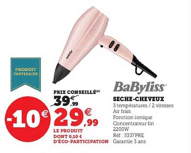 sèche-cheveux babyliss