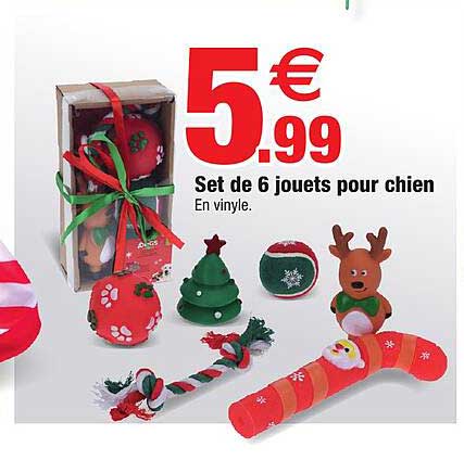 Set De 6 Jouets Pour Chien